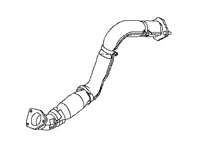 Nissan 20010-9Z700 Exhaust Tube Assembly, Front