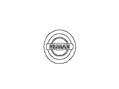 Nissan 40342-ZM70B Wheel Center Hub Cap Silver