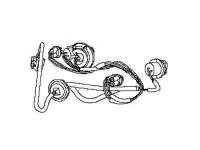 Nissan 26551-3TA0A Harness-Sub, Rear Combination Lamp
