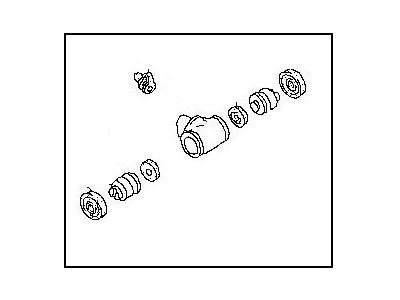 Nissan D4100-2U626 Cup Kt Brake Cylinder
