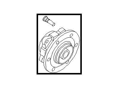 Nissan 43202-ZZ90A Hub Assembly-Rear Axle