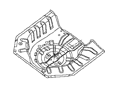 Nissan 74511-ET030 Floor-Rear, Rear