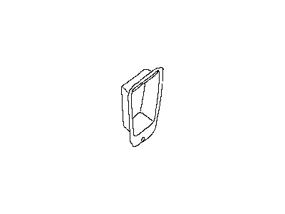 Nissan 82861-EA810 Screen-Sealing, Rear LH