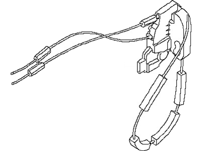 Nissan 80500-1PA0A Front Right (Passenger-Side) Door Lock Actuator