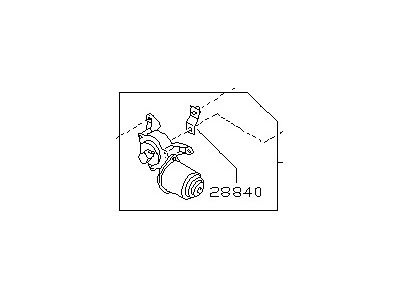 Nissan 28810-02A11 Motor-Windshield WIPER