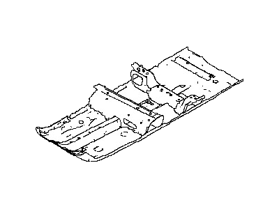 Nissan 74320-JB130 Floor-Front, RH