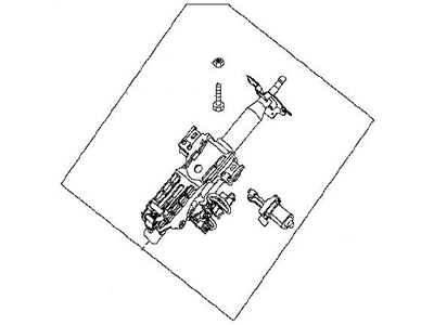 Infiniti 48810-3JA1A Column Assy-Steering, Upper