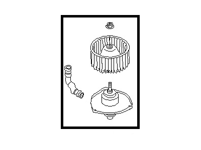 Nissan 27220-1E400 Motor & Fan Assy-Blower