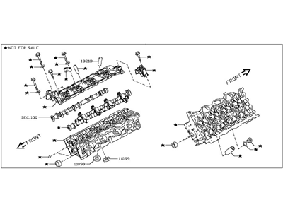 Nissan 11040-EZ32A Head Assy-Cylinder