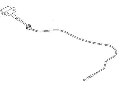 Nissan 65620-70F10 Cable Assembly-Hood Lock