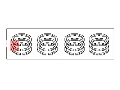 Nissan 12033-L2006 Ring Set Piston