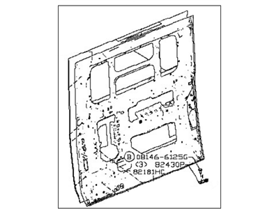 Nissan HBA00-3LNMA Door Assembly-Slide, RH