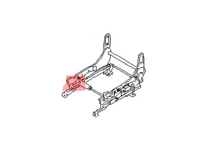 Nissan 87450-9FM1A ADJUSTER Assembly Front Seat, LH