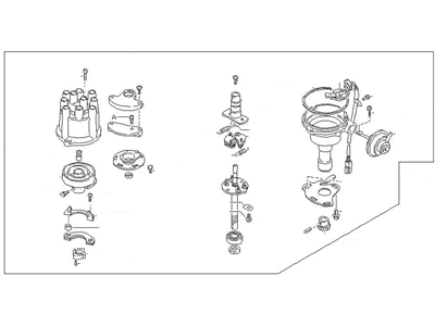 Nissan 22100-07F07RE REMAN Distributor Assembly