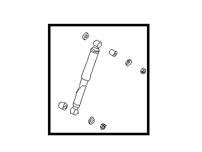 Nissan 56200-0B027 Rear Shock Kit