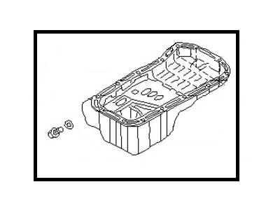 Nissan 11110-65E00 Pan Assy Oil