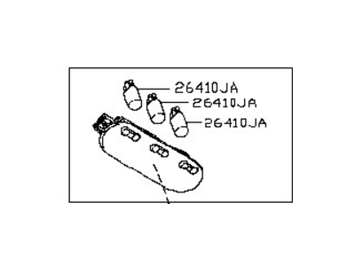 Nissan 26430-BC001 Lamp Assembly Map