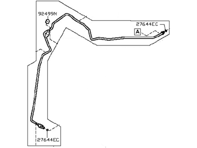 Nissan 92440-1FD0A Pipe Front Cooler High