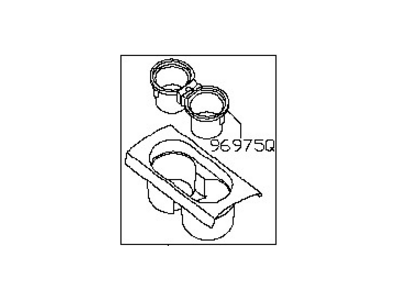 Nissan 96931-EA002 Finisher-Console