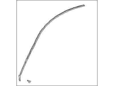 Nissan 76861-30P02 Weatherstrip-Rear Side, LH