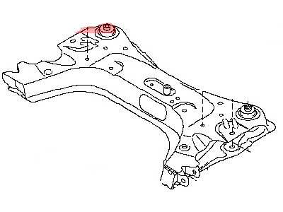 Nissan 54400-40U01 Member Complete-Front Suspension