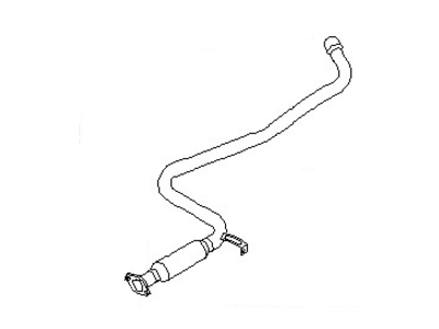 Nissan 20300-0Z800 Exhaust, Sub Muffler Assembly