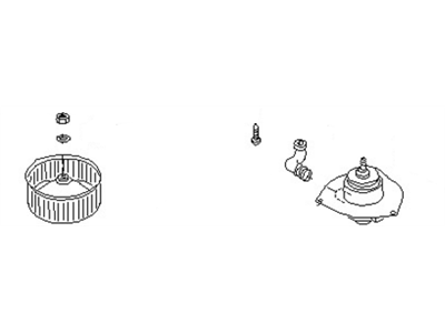 Nissan 27220-4B000 Fan & Motor BLR