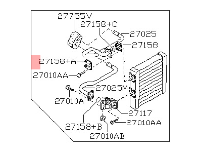 Nissan B7140-30P50 Core Assembly-Heater