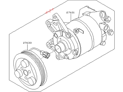 Nissan 92600-CA01A Compressor-Cooler