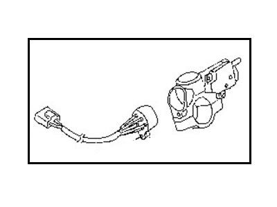 Nissan 48700-40U25 Lock Set-Steering