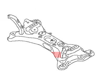 Nissan 54401-1HK0A Member Complete-Front Suspension