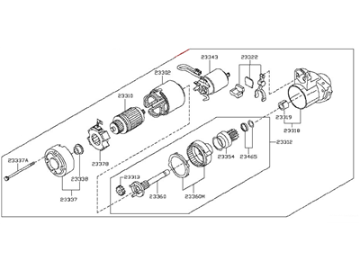 Nissan 23300-JF00B Motor Assy-Starter