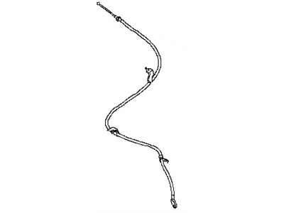 Nissan 36531-JF00A Cable Assy-Parking, Rear LH