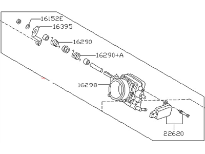 Nissan 16119-1E400 Throttle Chamber Assembly