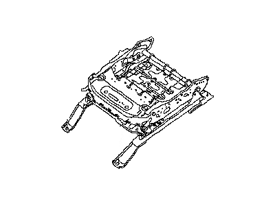 Nissan 87301-6MA0A Frame-Front Seat RH