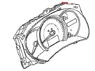 Nissan 24820-1JA2D Speedometer Assembly