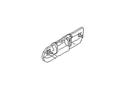 Nissan 80606-6E301 Front Door Outside Handle Assembly, Right