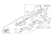 OEM 1991 Nissan Sentra REMAN CALIPER Rear Right - 44001-58Y00RE