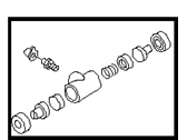 OEM 2000 Nissan Quest Cup Kt Brake Cylinder - 44100-0B026