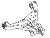 OEM 1993 Nissan Quest Link Complete-Front Suspension, Lower RH - 54500-0B000