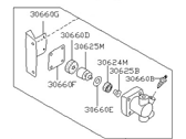 OEM 1989 Nissan D21 Damper-Clutch - 30660-01G0A