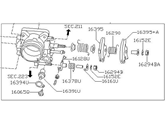 OEM 2002 Nissan Xterra Throttle Body - 16118-5S100