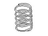 OEM 1984 Nissan Stanza Spring Front - 54010-D1662