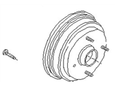 OEM 1987 Nissan Maxima Drum-Brake Rear - 43202-08M01