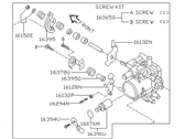 OEM 2000 Nissan Altima Throttle Chamber Assembly - 16119-9E065