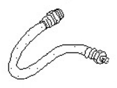 OEM 1984 Nissan 200SX Hose Clutch - 46211-79908