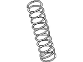 OEM 1993 Nissan 240SX Spring Rear Suspension - 55020-35F23