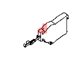 OEM 2004 Nissan Quest Door Lock Actuator Motor, Right - 82552-5Z100