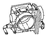 OEM 2009 Nissan 370Z Throttle Body - 16119-JK20C