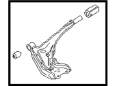 OEM 1990 Nissan Pulsar NX Arm Assembly-Lower LH - 54501-65E05